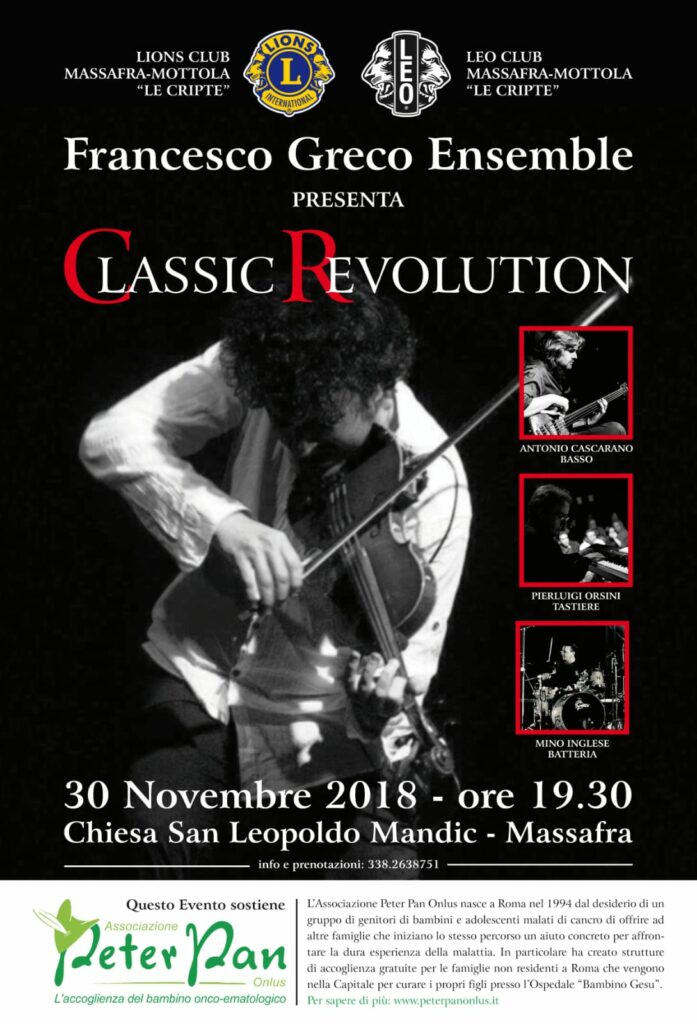 MASSAFRA EVENTO CLASSIC REVOLUTION 30 NOVEMBRE