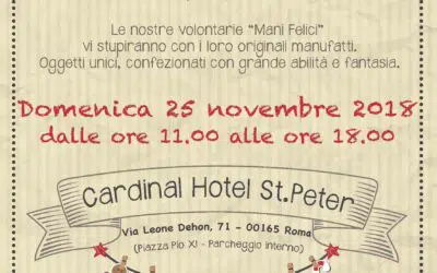 25 novembre: Peter Pan e il mercatino di Natale delle Mani Felici