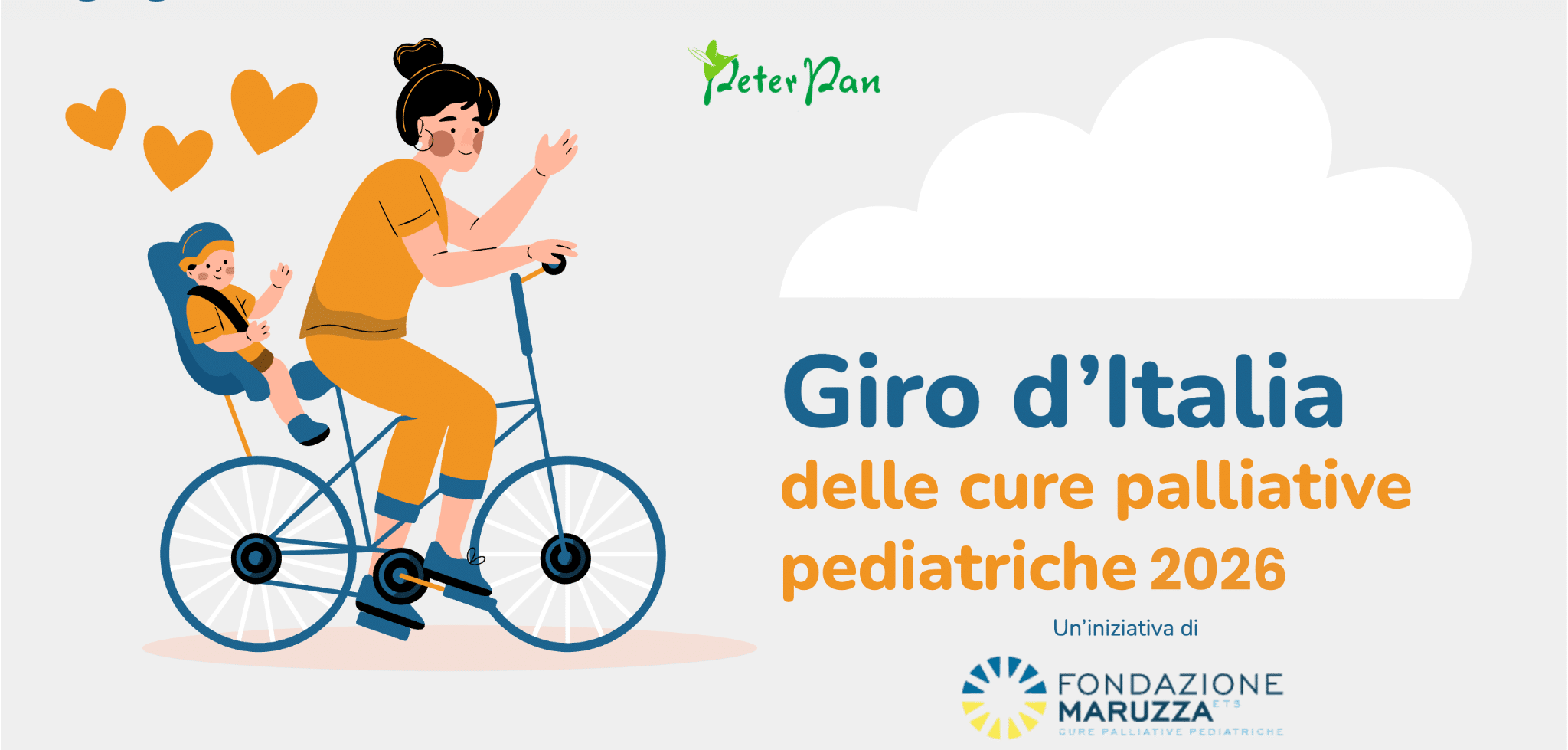Peter Pan ODV aderisce al Giro d’Italia delle Cure Palliative Pediatriche 2026