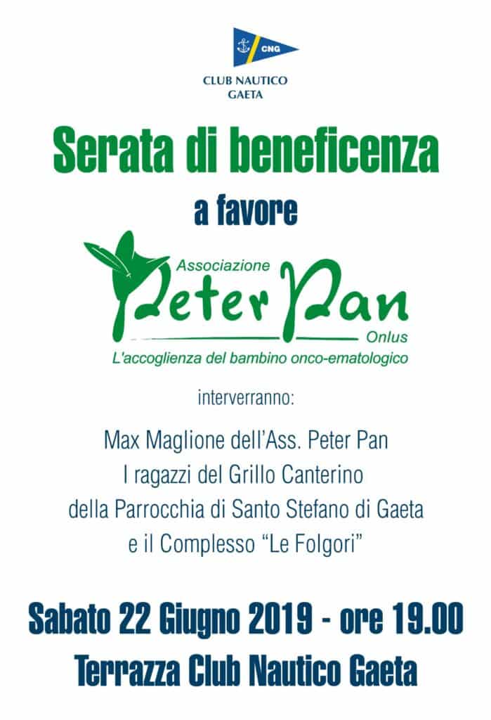 evento club nautico gaeta per peter pan