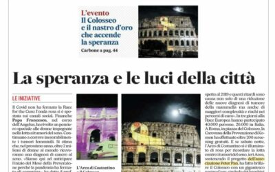 Il Nastro d’oro che accende la speranza sul Messaggero di Roma