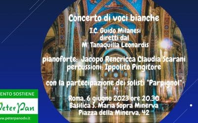 Il 6 giugno il coro delle voci bianche dell’I.C. Guido Milanesi canta per Peter Pan