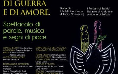 Spettacolo di parole, musica e segni di pace per Peter Pan dal 12 al 14 giugno al Teatro Golden