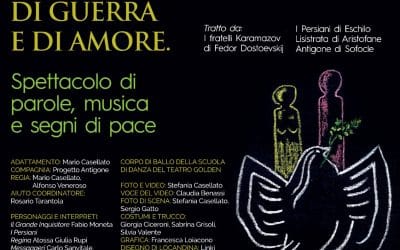 Spettacolo di parole, musica e segni di pace per Peter Pan dal 12 al 14 giugno al Teatro Golden