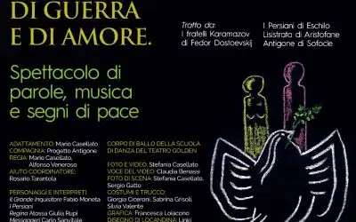Spettacolo di parole, musica e segni di pace per Peter Pan dal 12 al 14 giugno al Teatro Golden