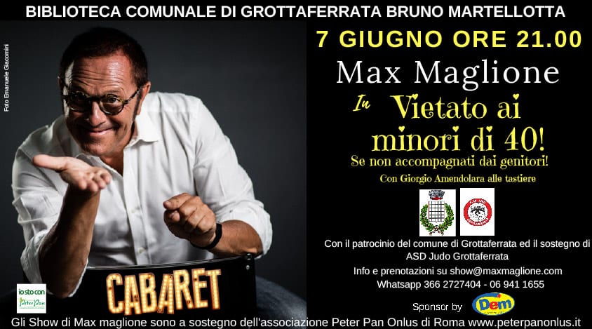 Max Maglione evento 7 giugno