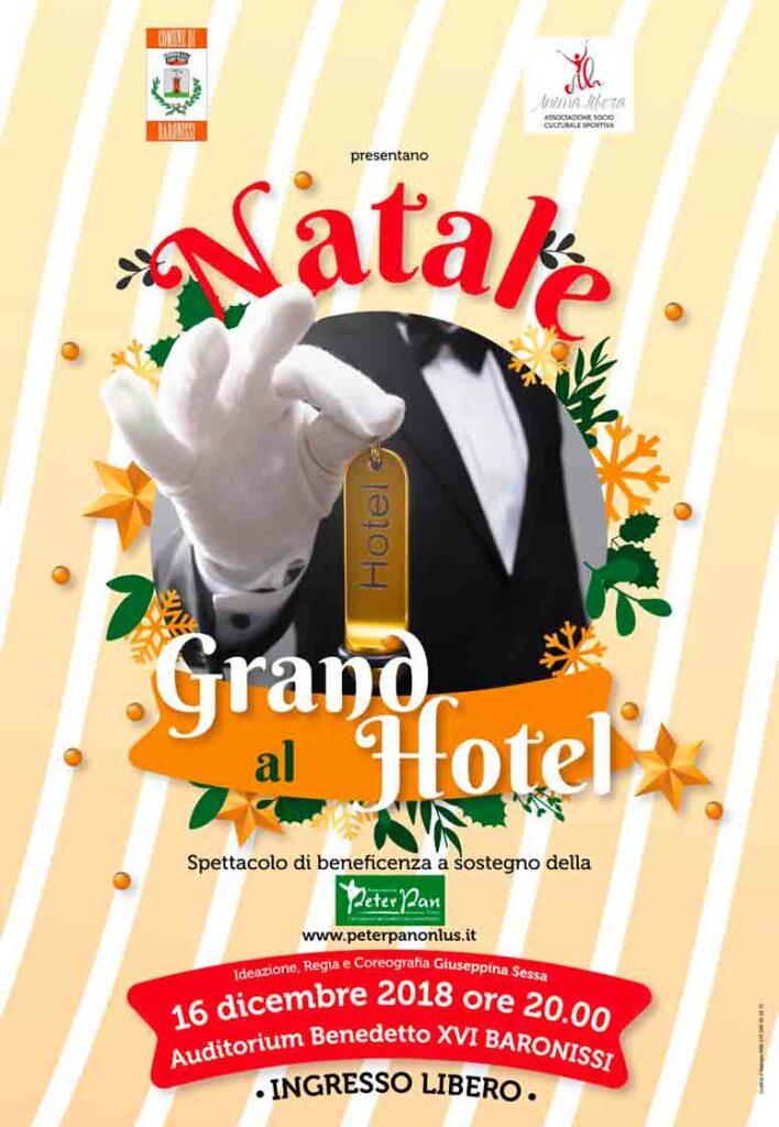 Natale al Grand Hotel Spettacolo a sostegno di Peter Pan