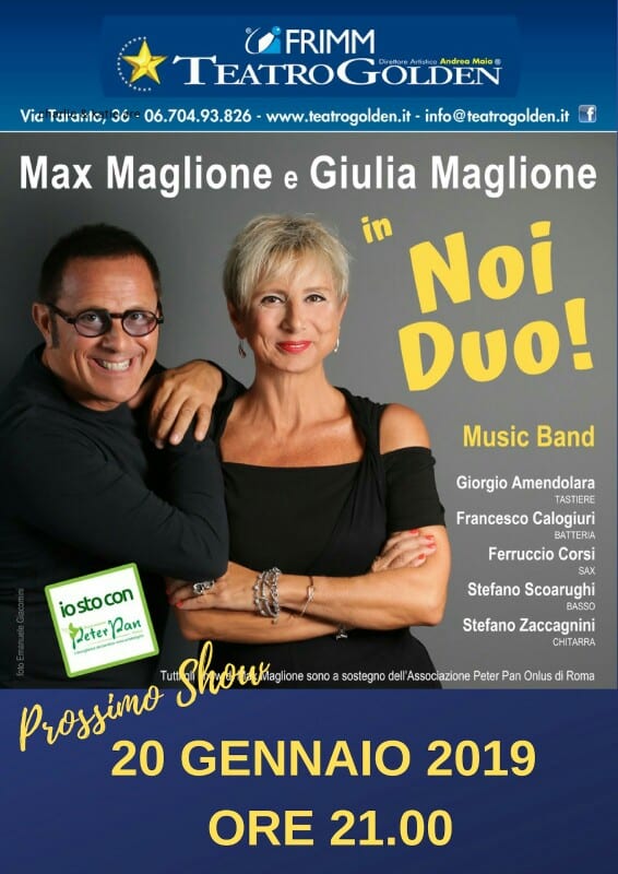 Max Maglione 20 gennaio 2019 Teatro Golden