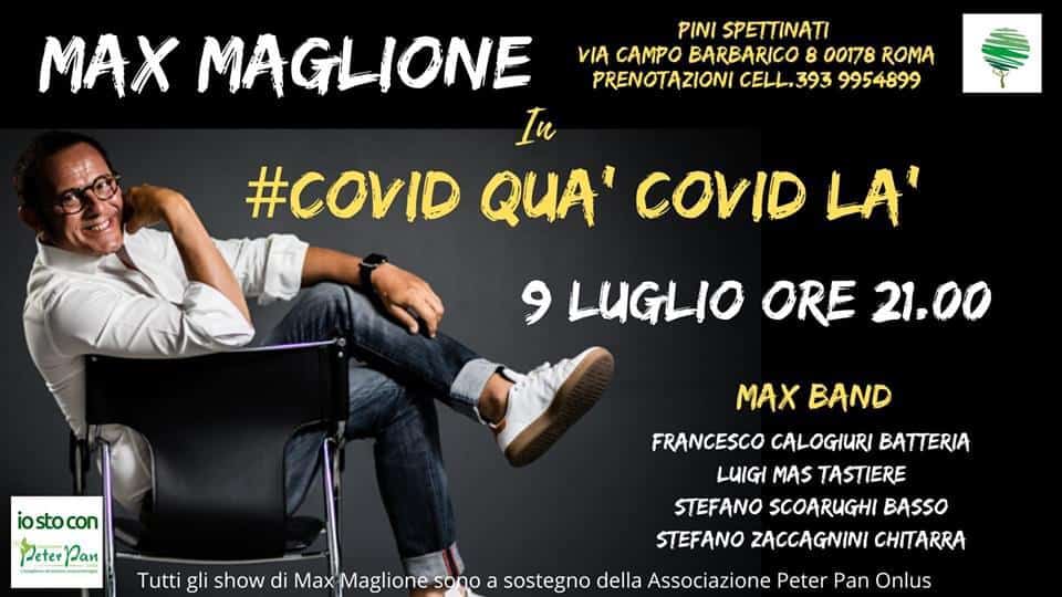 Spettacolo di Max Maglione per Peter Pan 9 luglio 2020