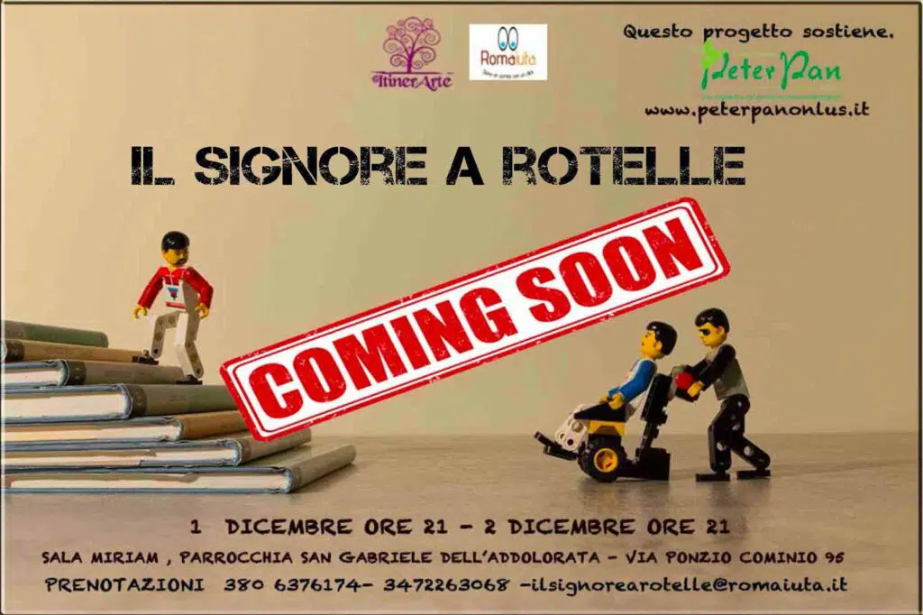 Il Signore a rotelle evento teatro roma