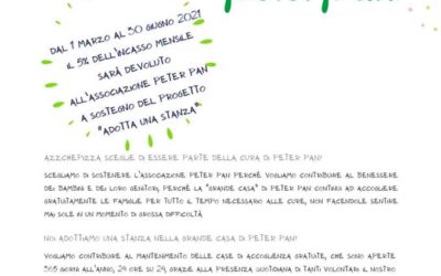 AZZchePizza a sostegno di Peter Pan