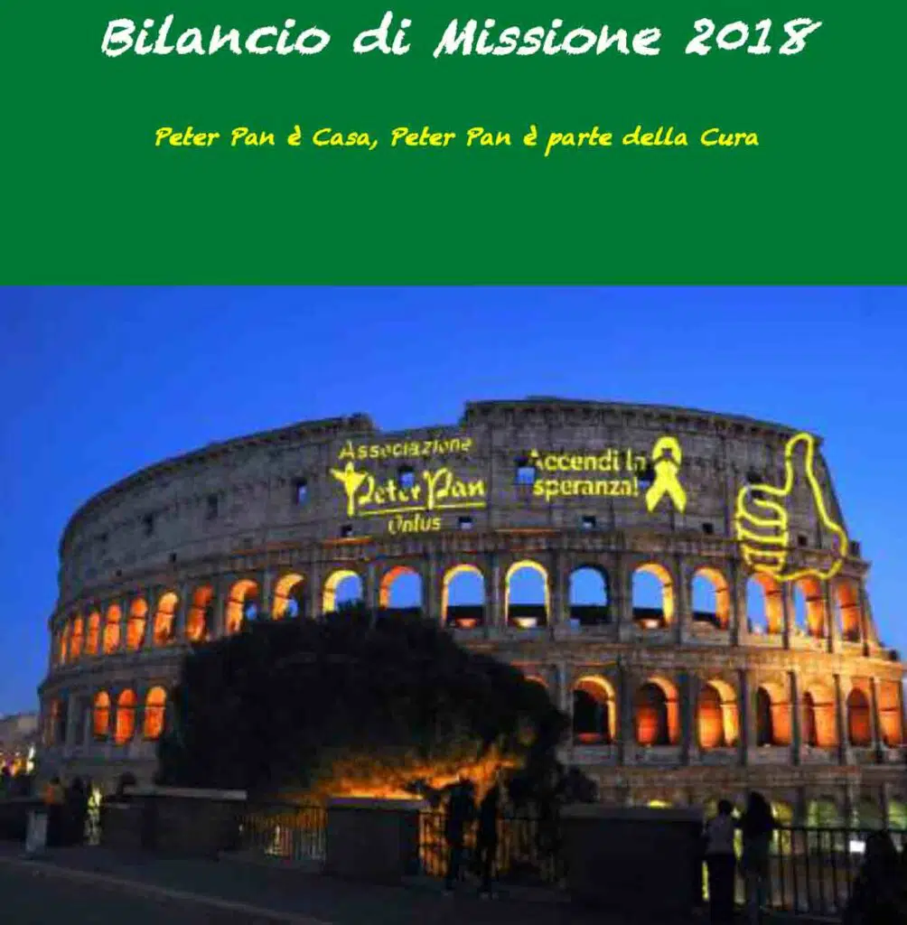 Bilancio di missione 2018 Peter Pan