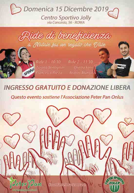 Centro Sportivo Jolly evento di beneficenza per Peter Pan