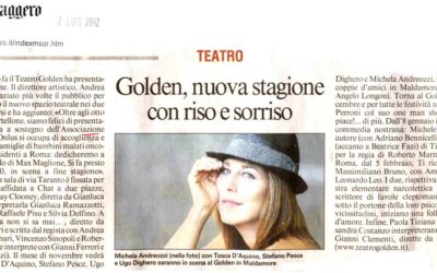 si fa presto a dire 70, al teatro golden, a favore dell’associazione peter pan onlus