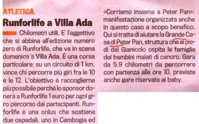La Gazzetta dello Sport: insieme per Peter Pan
