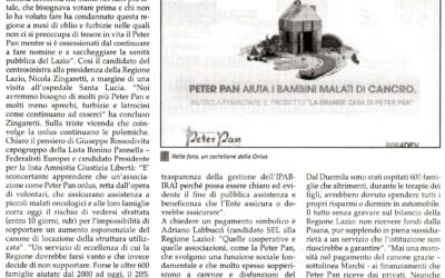 Italia Sera “Corsa contro il tempo”