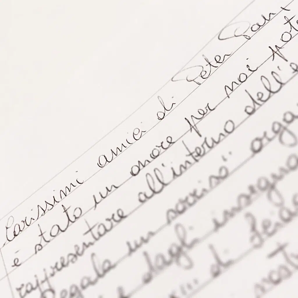 lettera famiglia ospite di Peter Pan