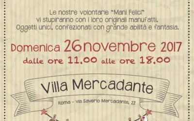 Torna il mercatino di Natale delle Mani Felici