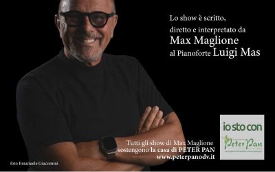 Max Maglione in “Bim Bum Bam Le’ Giù” per Peter Pan a Roma il 13 ottobre 2023