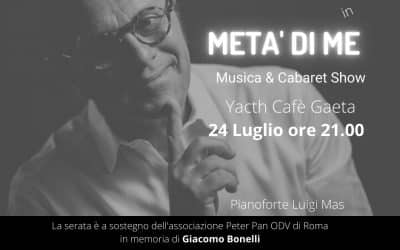 24 luglio a Gaeta: Max Maglione tra musica e cabaret a sostegno di Peter Pan