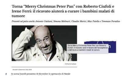 Il “Merry Christmas Peter Pan” su Il Messaggero di Roma