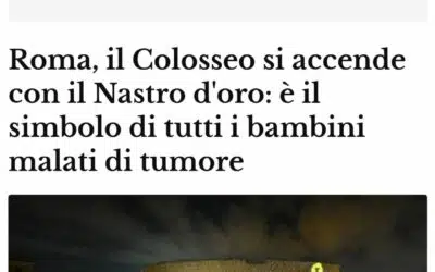 Sul Messaggero il Colosseo illuminato e il Settembre d’Oro di Peter Pan