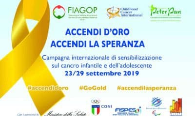 Il Mondo si tinge d’Oro: parte il Settembre contro il cancro pediatrico