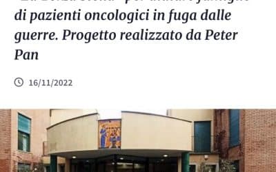 “La Terza Stella” per aiutare famiglie di pazienti oncologici in fuga dalle guerre. TGR Lazio 16 novembre 2022